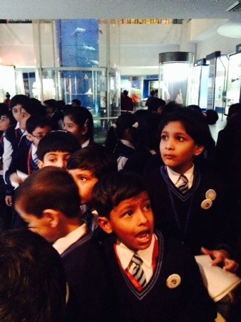 Grade 1 exploring more about Earth’s Natural Cycles at the Regional Science Center