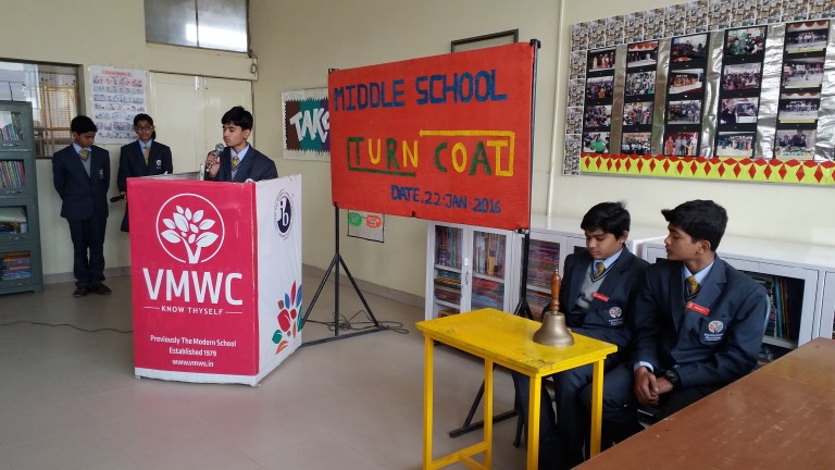 Middle School Sharpens Their Public Speaking Skills at Turn Coat Competition