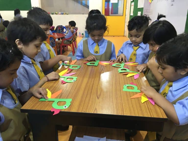 Learning alphabet with activity