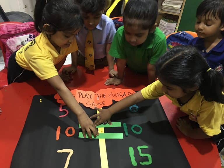 Activity to learn greater than, smaller than and equal to in a fun way