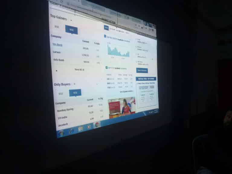 Grade XI got an opportunity to understand Share Market