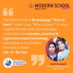 We are incredibly blessed to have our children attending Modern School