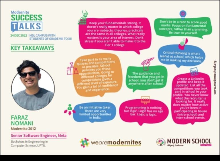 Modernite Success Talk by: Faraz Nomani